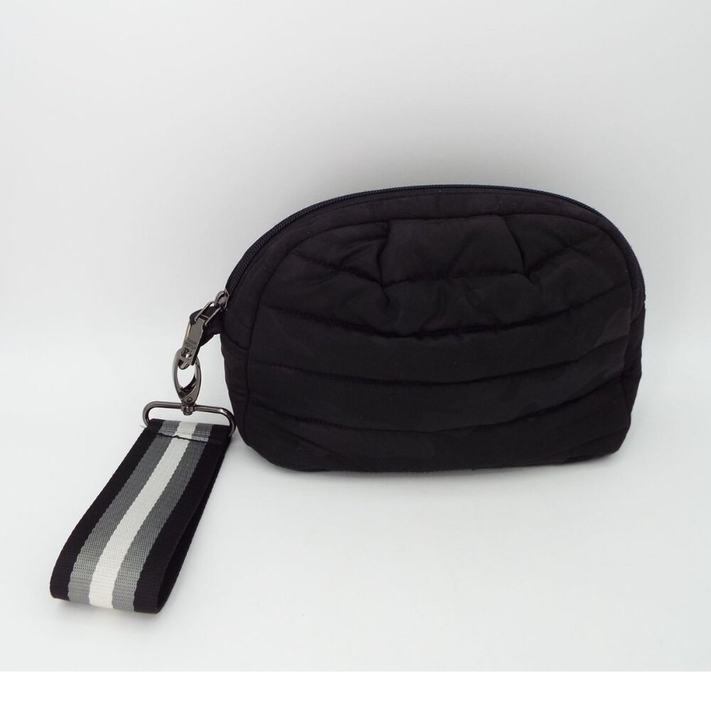 Think Royln The Secret Stash Bag Black Wristlet Pouch